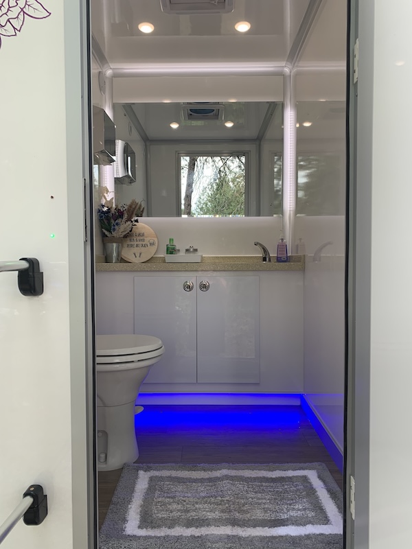 Premier Porta Potties Interior (left)